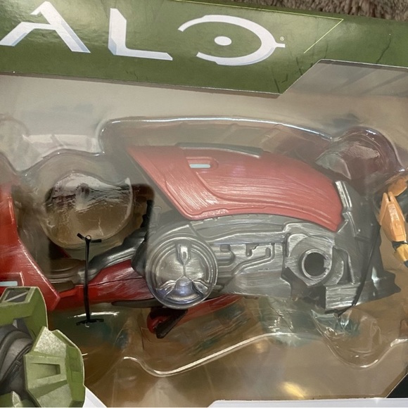 💜Halo INFINITE 4" Figure & Vehicle Banished Ghost & Elite Warlord Figure Set - Picture 7 of 10